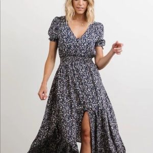 Baltic Born Robyn Maxi Dress Navy Floral Medium